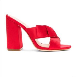 Raye Mule satin sandals